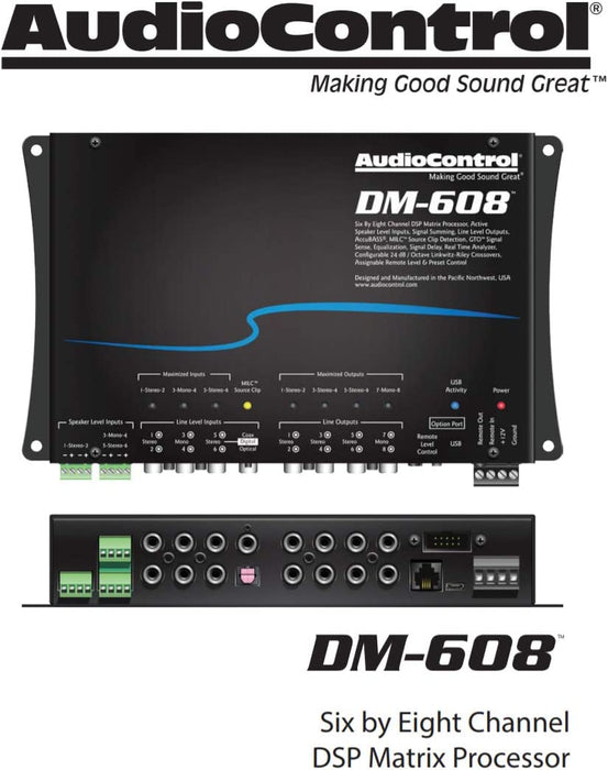 Copy of AudioControl DM-810 8 x 10 Channel Digital Signal Processor | TopVehicleTech.com