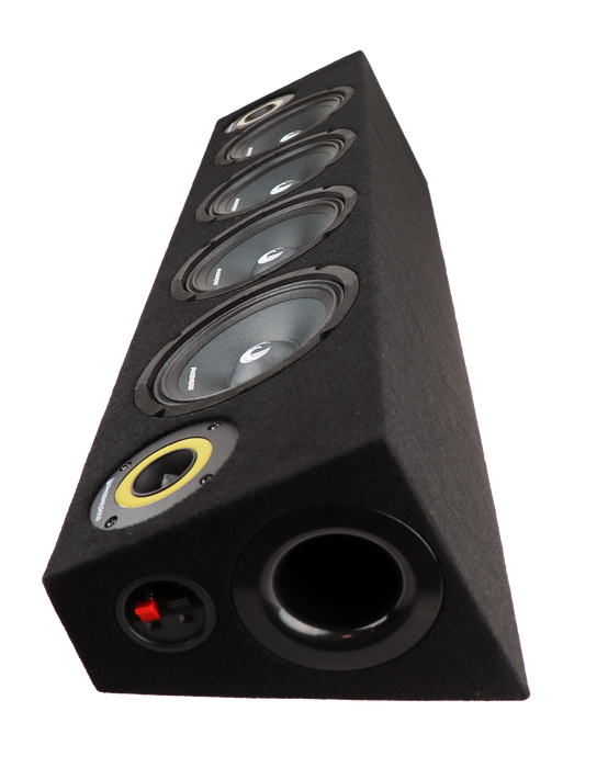 6.5" Premium Audio Full Range Subwoofer Enclosure Box (760W RMS/1520W Max) | TopVehicleTech.com