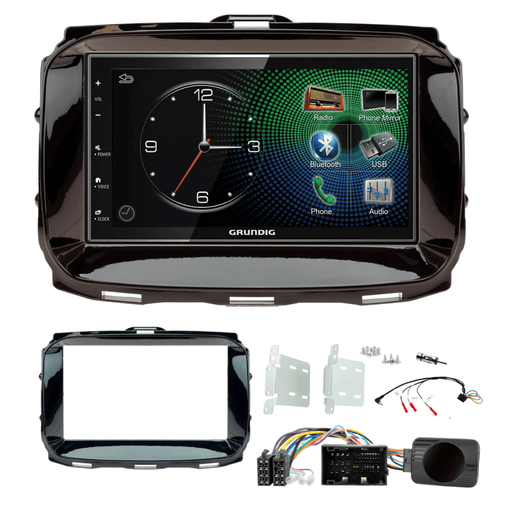 Grundig GX-3800 Double Din Car Stereo & Fitting Kit for Alfa Romeo Giulietta 2014-2021 940 Apple Carplay Android Auto Dab | DAB Aerial Included