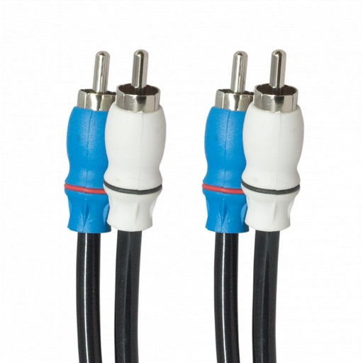Stinger 6M Marine/Powersports, OFC Interconnects with to Male RCAs