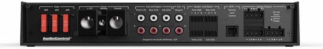 AudioControl LC-6.1200 6-Channel Car Amplifier with Accubass | TopVehicleTech.com