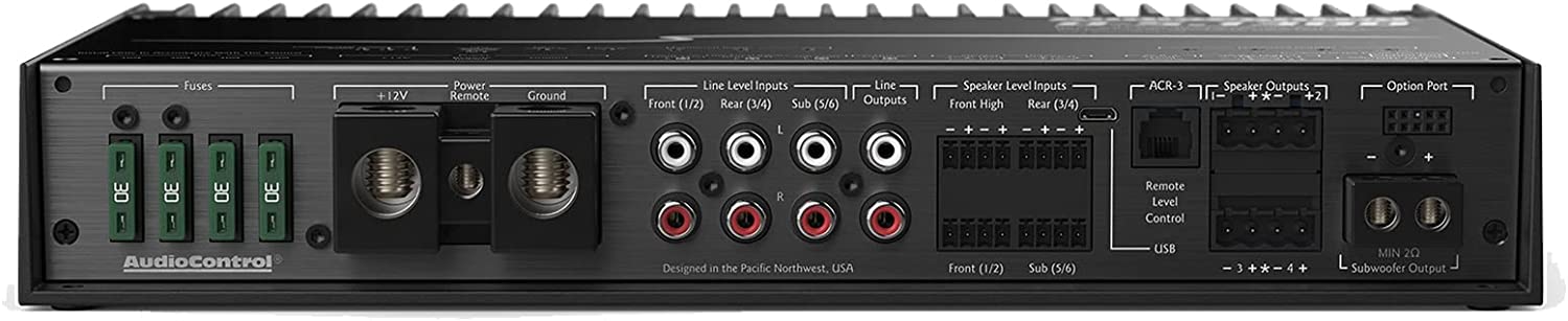 Copy of AudioControl D-6.1200 6-Channel Car Amplifier with Digital Signal Processing | TopVehicleTech.com