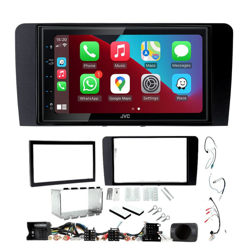 Audi A3 2003 to 2012 | Double DIN Stereo and Fitting Kit | JVC KW-M560BT | Wireless Apple Carplay & Android Auto | TopVehicleTech.com