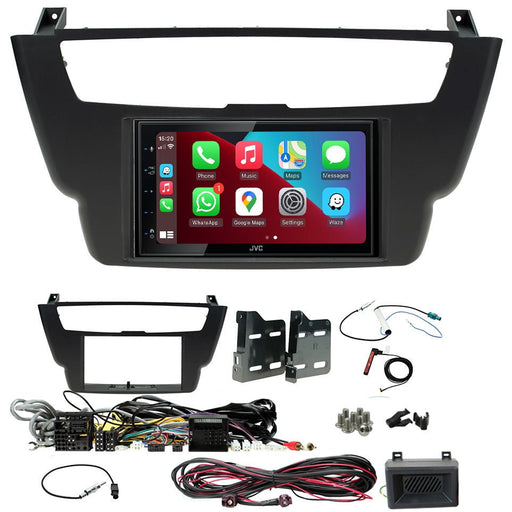 BMW 3-Series (F30/F31/F34) and BMW 4-Series (F32/F33/F36) 2012 to 2020 (Non-Amplified NBT Systems) | Double DIN Stereo and Fitting Kit | JVC KW-M560BT | Wireless Apple Carplay & Android Auto | TopVehicleTech.com