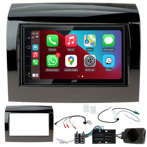 Fiat Ducato (X290) 2015-2021 | Double DIN Stereo and Fitting Kit | JVC KW-M560BT | Wireless Apple Carplay & Android Auto | TopVehicleTech.com