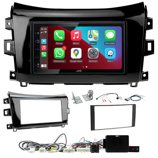 Nissan X-Trail 2014 to 2016, 360 Degree Camera Support | Double DIN Stereo and Fitting Kit | JVC KW-M560BT | Wired Apple Carplay & Android Auto | TopVehicleTech.com