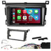 Toyota RAV4 2016 to 2018 Amplified | 360 Degree Camera Support | Double DIN Stereo and Fitting Kit | JVC KW-M560BT | Wireless Apple Carplay & Android Auto | TopVehicleTech.com