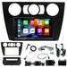 Copy of BMW 3-Series (E90/E91/E92/E93) 2005 to 2012 (Non Amplified with Manual A/C & Silver Pocket) | Double DIN Stereo and Fitting Kit | JVC Universal KW-M785DBW | Wireless Apple Carplay & Android Auto | TopVehicleTech.com
