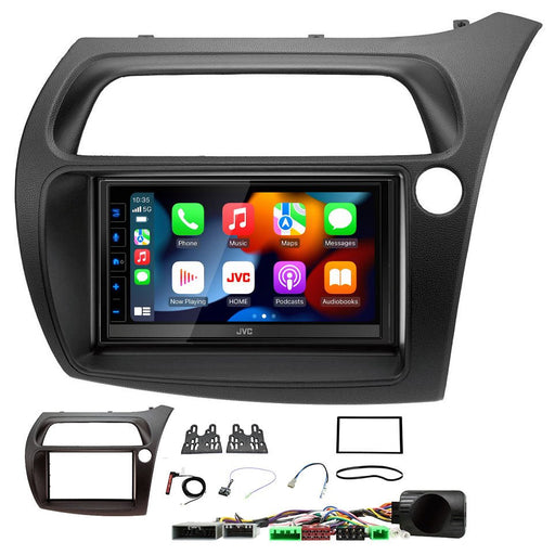 Copy of Honda Civic 2006 to 2011 | Double DIN Stereo and Fitting Kit | JVC KW-M560BT | Wireless Apple Carplay & Android Auto | TopVehicleTech.com
