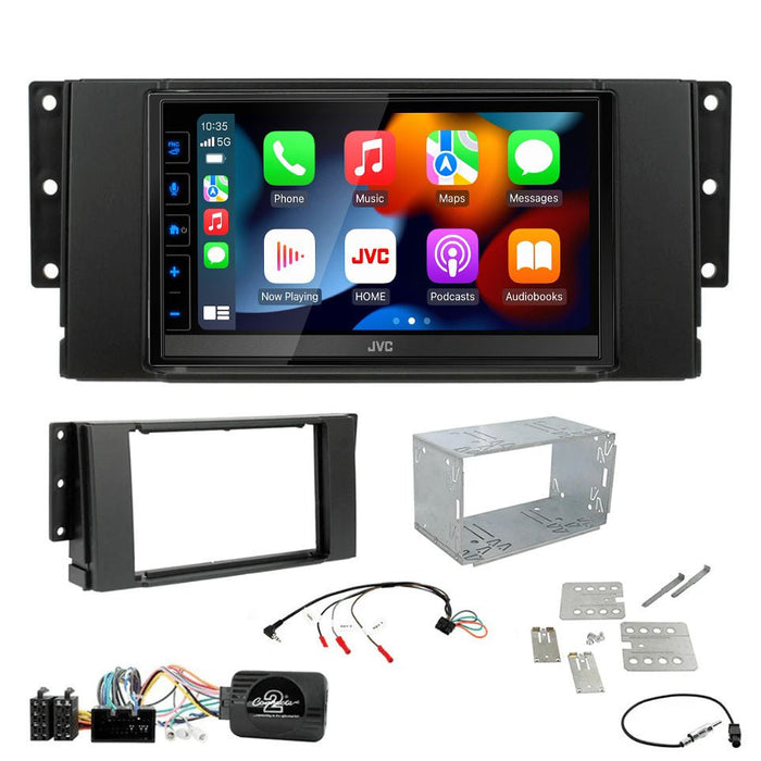 Copy of Range Rover Sport and Freelander 2005 to 2014 | Double DIN Stereo and Fitting Kit | JVC KW-M560BT | Wireless Apple Carplay & Android Auto | TopVehicleTech.com