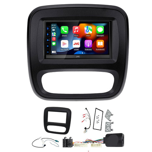Copy of Renault Trafic 2014-2017 | Double DIN Stereo and Fitting Kit | JVC KW-M560BT | Wireless Apple Carplay & Android Auto | TopVehicleTech.com
