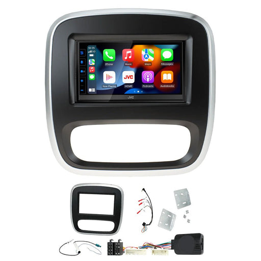Copy of Renault Trafic 2014-2017 | Double DIN Stereo and Fitting Kit | JVC KW-M560BT | Wireless Apple Carplay & Android Auto | TopVehicleTech.com
