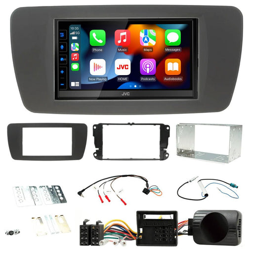 Copy of Seat Ibiza 2008 to 2014 | Double DIN Stereo and Fitting Kit | JVC KW-M560BT | Wireless Apple Carplay & Android Auto | TopVehicleTech.com
