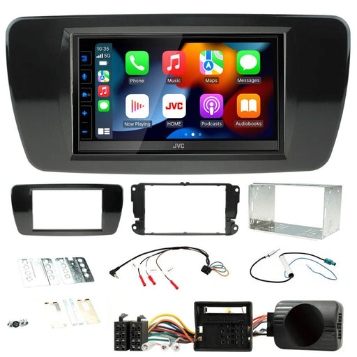 Copy of Seat Ibiza 6J 2008-2014 | Double DIN Stereo and Fitting Kit | JVC KW-M560BT | Wireless Apple Carplay & Android Auto | TopVehicleTech.com