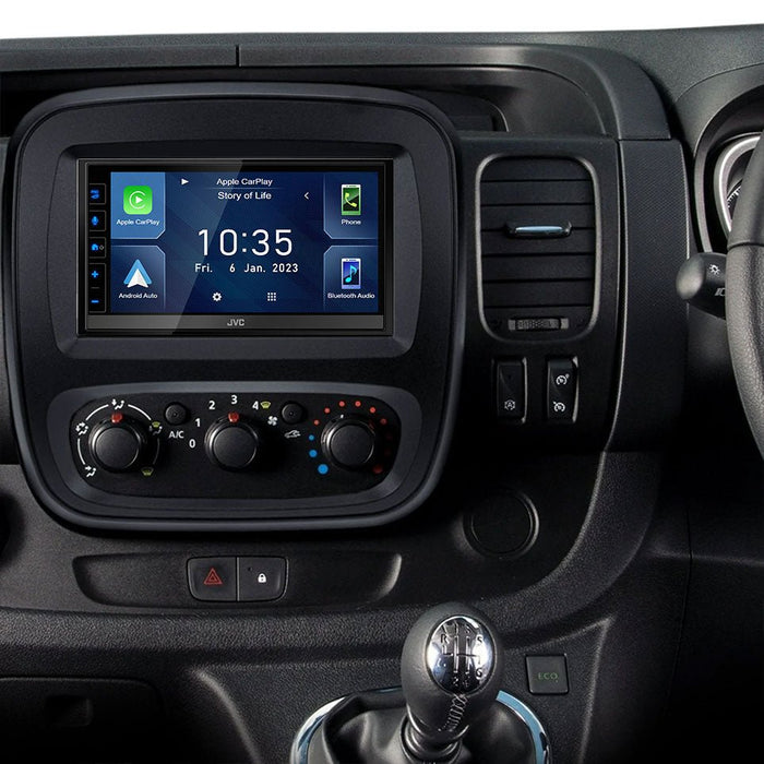 Copy of Vauxhall Vivaro B 2014 to 2018 | Double DIN Stereo and Fitting Kit | JVC KW-M560BT | Wireless Apple Carplay & Android Auto | TopVehicleTech.com