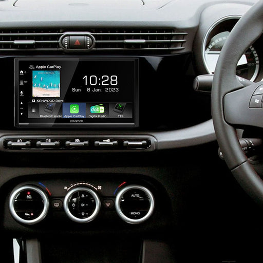 Alfa Romeo Giulietta 2010 to 2014 | Double DIN Stereo and Fitting Kit | Kenwood DMX7722DABS | Wireless Apple Carplay & Android Auto | TopVehicleTech.com