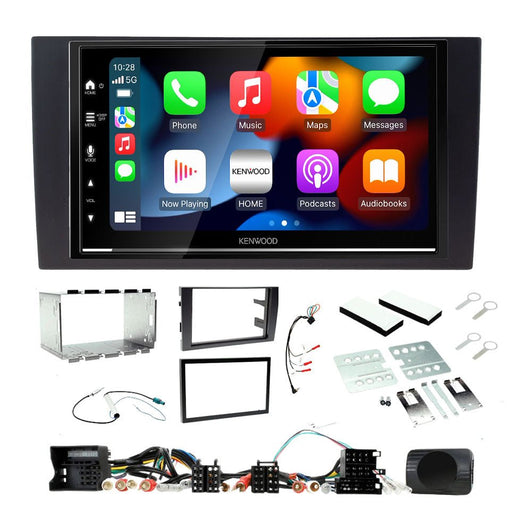 Audi A4 (E8) 2001-2008  | Double DIN Stereo and Fitting Kit | Kenwood DMX7722DABS | Wireless Apple Carplay & Android Auto | TopVehicleTech.com