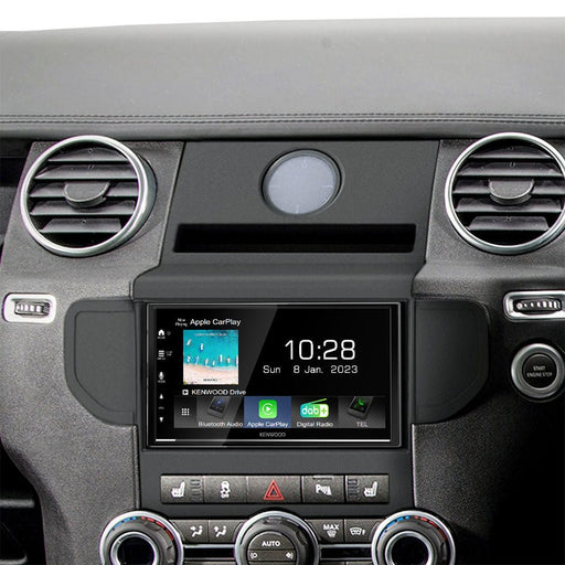 Land Rover Discovery 4 2009 to 2011 | Double DIN Stereo and Fitting Kit | Kenwood DMX7722DABS | Wireless Apple Carplay & Android Auto | TopVehicleTech.com