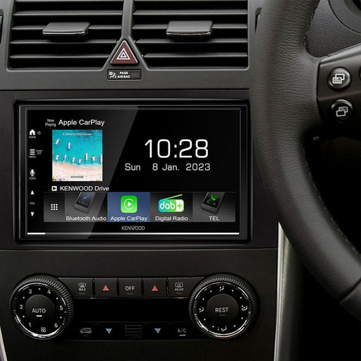 Mercedes Viano, Vito, A, B Class 2004 to 2014 | Double DIN Stereo and Fitting Kit | Kenwood DMX7722DABS | Wireless Apple Carplay & Android Auto | TopVehicleTech.com