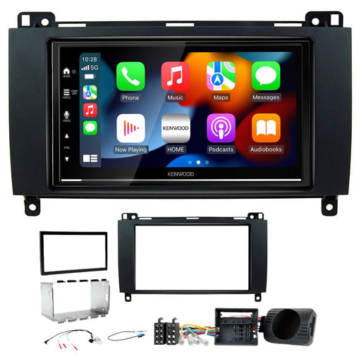Mercedes Viano, Vito, A, B Class 2004 to 2014 | Double DIN Stereo and Fitting Kit | Kenwood DMX7722DABS | Wireless Apple Carplay & Android Auto | TopVehicleTech.com