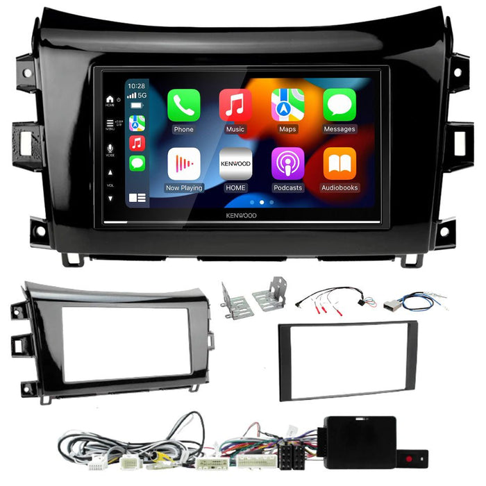 Nissan Navara 2016 to 2019, 360 Degree Camera Support | Double DIN Stereo and Fitting Kit | Kenwood DMX7722DABS | Wireless Apple Carplay & Android Auto | TopVehicleTech.com