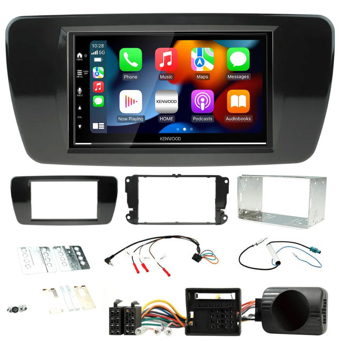 Seat Ibiza 6J 2008-2014 | Double DIN Stereo and Fitting Kit | Kenwood DMX7722DABS | Wireless Apple Carplay & Android Auto | TopVehicleTech.com