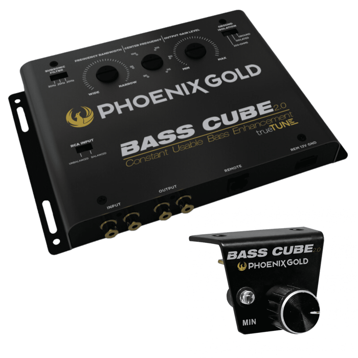 BASSCUBE2-0 - Bass Cube 2.0 Digital Bass Restoration | Parametric Bass Equalization | Selectable Sub-Sonic Filter | TopVehicleTech.com