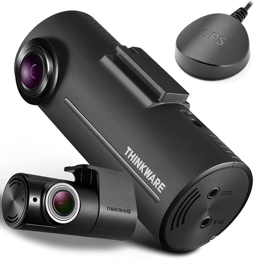 Thinkware F100 Car Dash Cam | 1080p HD Front and Rear Camera plus GPS | Hardwired | TopVehicleTech.com