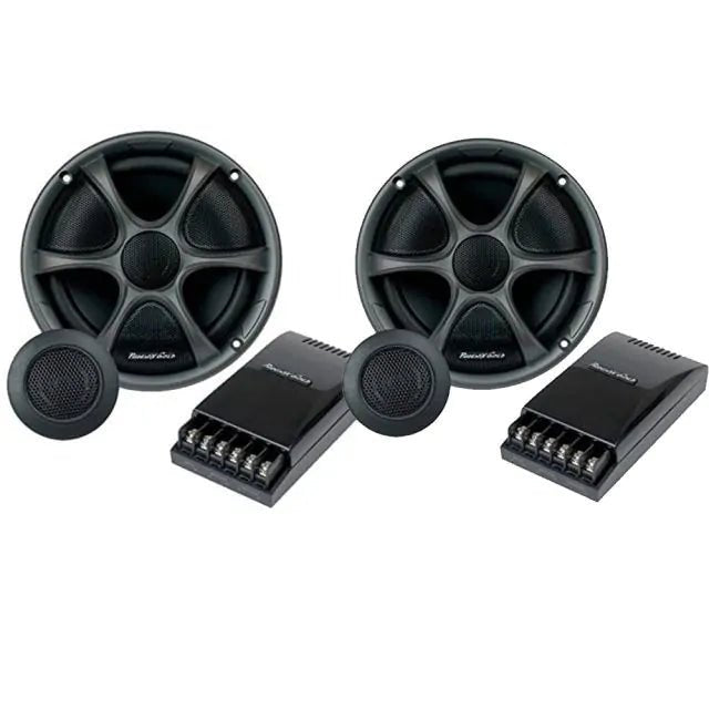 RX65CS - 6.5 Inch 150 Watt Component Speaker Set | UV Treated Foam Surround | Triple Laminated, Ultra Stiff and Light Cone | TopVehicleTech.com