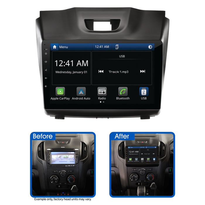 Aerpro 9’’ Screen Stereo Upgrade Kit for Isuzu M-UX 2013-2017 | Wireless Apple Car Play / Android Auto | TopVehicleTech.com