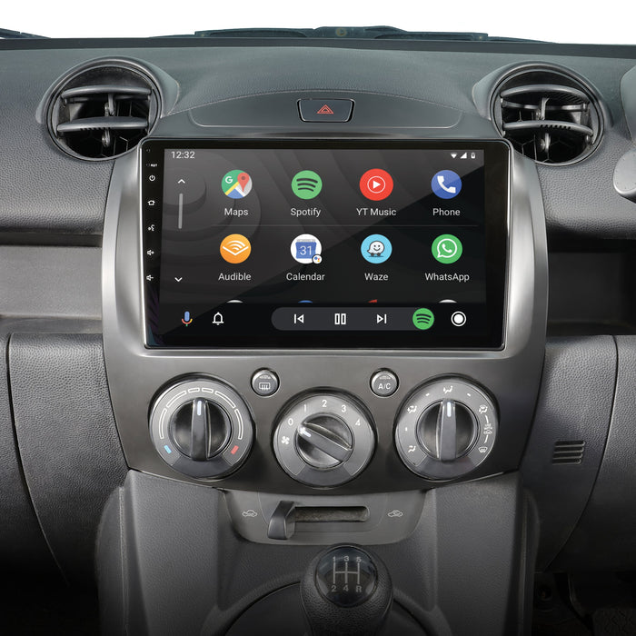 Aerpro 9’’ Screen Stereo Upgrade Kit for Mazda 2 DE Series 1 & 2 (2007-2014) | Wireless Apple Car Play / Android Auto | TopVehicleTech.com