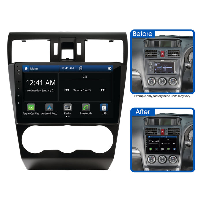Aerpro 9’’ Screen Stereo Upgrade Kit for Subaru Forester 2013-2014 | Wireless Apple Car Play / Android Auto | TopVehicleTech.com
