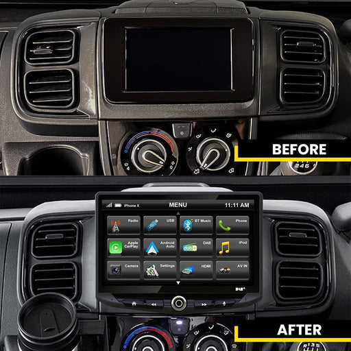 Copy of PEUGEOT BOXER 2021 Onwards | HEIGH10 10 Inch Touch Screen Stereo Upgrade with Fitting Kit  |  Apple CarPlay & Android Auto | TopVehicleTech.com