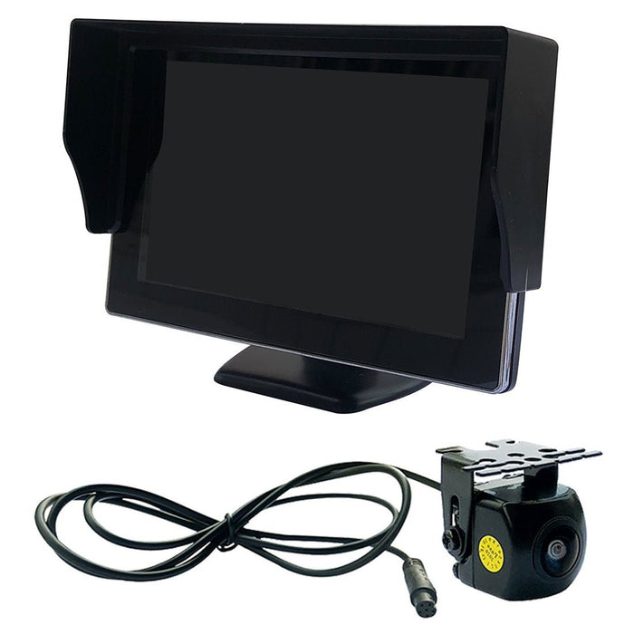 Full Universal Camera Kit & Monitor For Use In A Variety Of Vehicles 5” Display IP68 | Removable Parking Lines