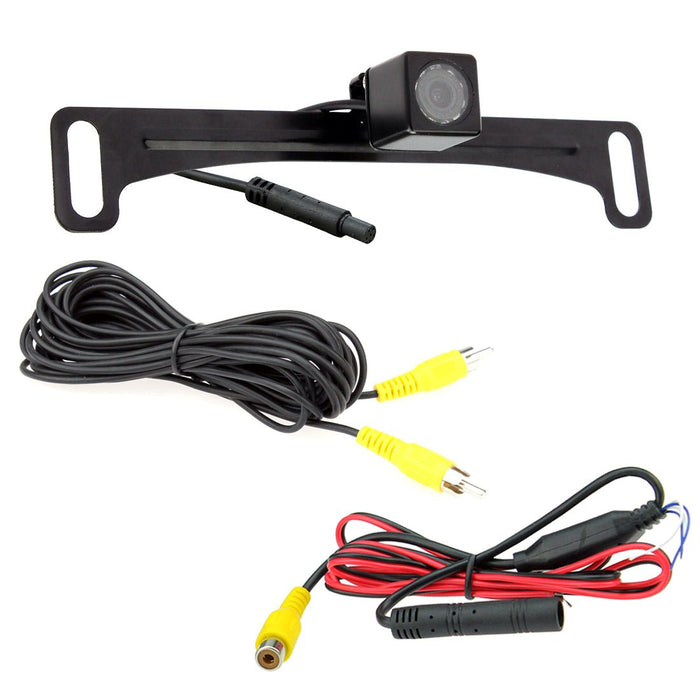 Universal Number Plate Car Camera For Square License Plates | 170 Degree Viewing Angle