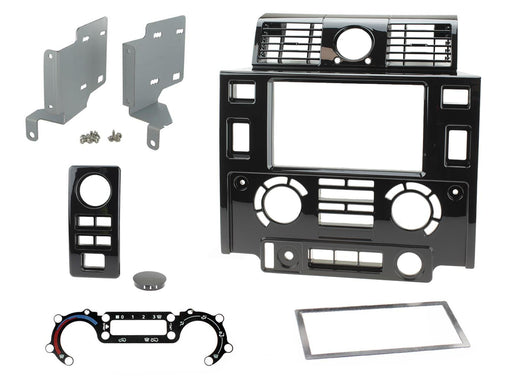 Land Rover 2007-2016 Defender Models | Complete Double Din Car Stereo Fitting Kit | TopVehicleTech.com