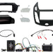 Ford Transit-Connect 2013-2021 Full Car Stereo Installation Kit BLACK Double DIN Fascia, an antenna adapter and universal patchlead | TopVehicleTech.com