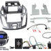 Ford Transit-Connect 2013-2021 Full Car Stereo Installation Kit NEBULA ANTHRACITE GLOSS Double DIN Fascia, For vehicles WITH an upper display | TopVehicleTech.com