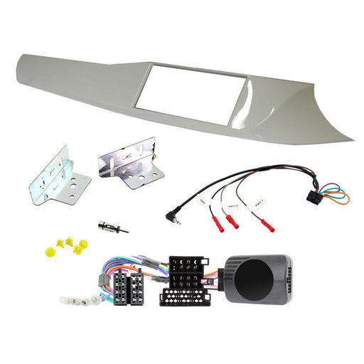 Alfa Romeo Giulietta 2010 - 2014 Full Car Stereo Install Kit | WHITE Double DIN Fascia, For vehicles without the Uconnect system