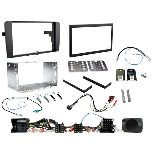 Full Car Double Din Stereo Installation Kit Audi A3 2003 - 2012 | For either non-amplified, half or BOSE amplified systems.