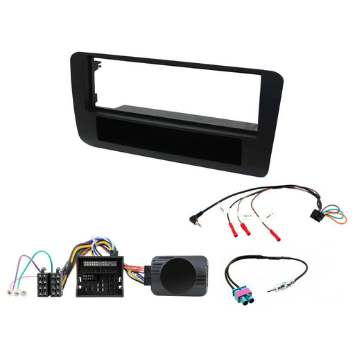 Audi A1 2010-2018 Full Car Stereo Installation Kit | Black Single DIN Fascia, For Vehicles Without multimedia interface Mmi System