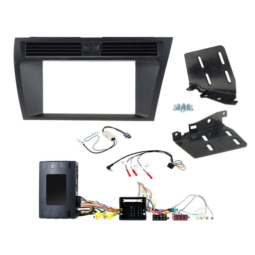 Audi A4 2008-16 Full Stereo Installation Kit | Black Double DIN Fascia, Plug and Play, For Non-MMI Systems