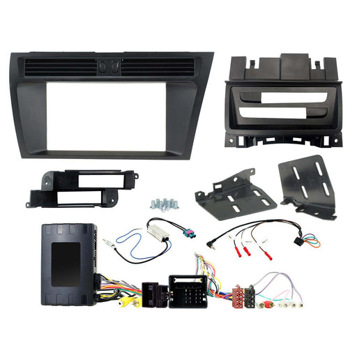 Full Car Stereo Installation Kit For Audi A4 8K 2008 - 2016 with MMI System | Double Din Fascia, Infodapter interface, antenna adapter and patch lead