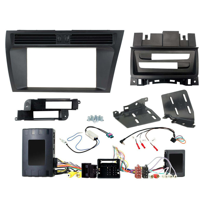 Full Car Stereo Installation Kit For Audi A5 Coupe 8TF with MMI, MOST Amplified System 2008 -2016 | Double Din Fascia, Infodapter interface, antenna adapter and patch lead.