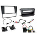 BMW 3 Series E90/91/92/93 2005 2012 BLACK Full Car Stereo Install - for vehicles with Auto Air Conditioning, Black Double DIN Fascia Kit