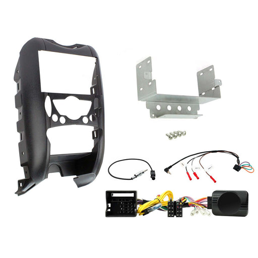 BMW Mini R55/56/57 2006 - 13 Full Car Stereo Install Kit Double DIN Fascia, Steering Wheel Control Interface, Antenna Adapter & Universal Patchlead