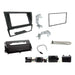 BMW 3 Series E90/91/92/93 2005 2012 Car Stereo Install Kit - Non Amplified with Climate Control, Matt Black Double Din Fascia, Steering interface