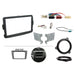 Dacia Duster 2012-2017 Full Car Stereo Installation Kit, GREY Double DIN Fascia, antenna adapter and patch lead