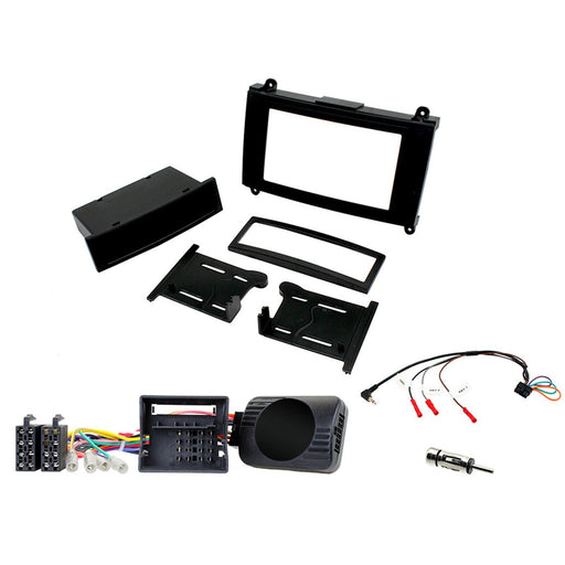 Dodge Sprinter 2007-2010 Full Car Stereo Installation Kit BLACK Single/Double DIN Fascia, Steering Wheel interface, antenna adapter and patch lead