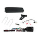 Ford Cougar 1998-2002 Full Car Stereo Installation Kit BLACK single DIN Fascia, Steering Wheel interface, antenna adapter and patch lead